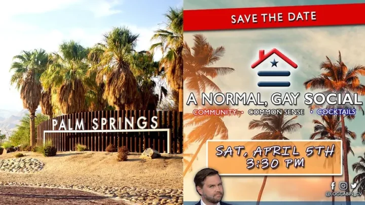 Log Cabin Republicans advertise "Normal, Gay Social"