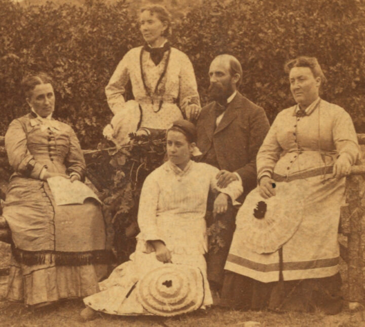 An early Latter-day Saint with his four wives