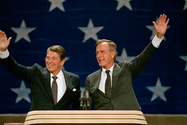 Reagan and Bush