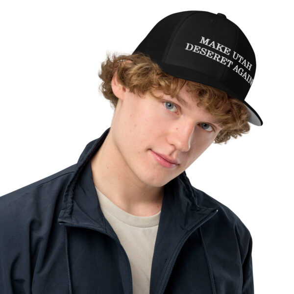 Make Utah Deseret Again Closed-back trucker cap