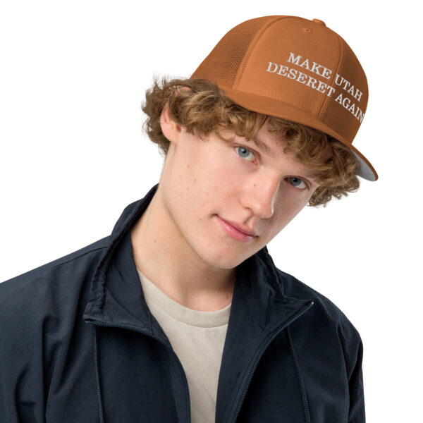 Make Utah Deseret Again Closed-back trucker cap - Image 3