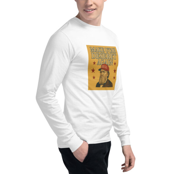 Make Utah Deseret Again - Brigham Men's Champion Long Sleeve Shirt - Image 12