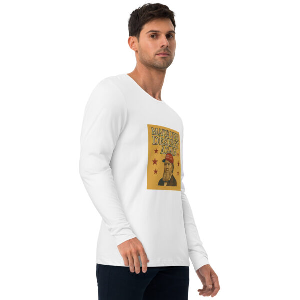 Make Utah Deseret Again - Brigham - Long Sleeve Fitted Crew - Image 3
