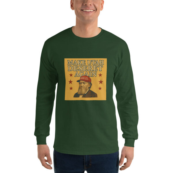 Make Utah Deseret Again - Brigham - Men’s Long Sleeve Shirt - Image 13