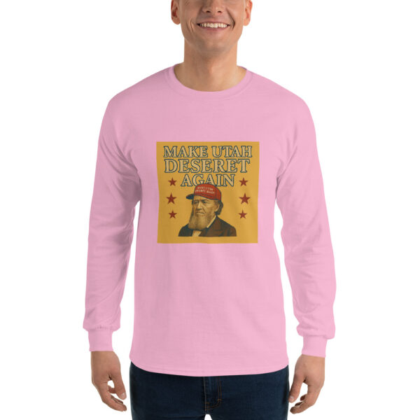 Make Utah Deseret Again - Brigham - Men’s Long Sleeve Shirt - Image 37