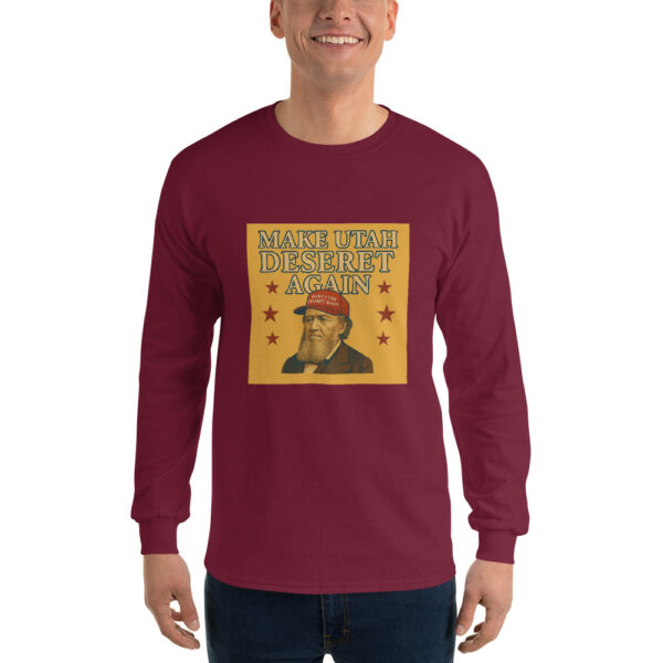 Make Utah Deseret Again - Brigham - Men’s Long Sleeve Shirt - Image 7