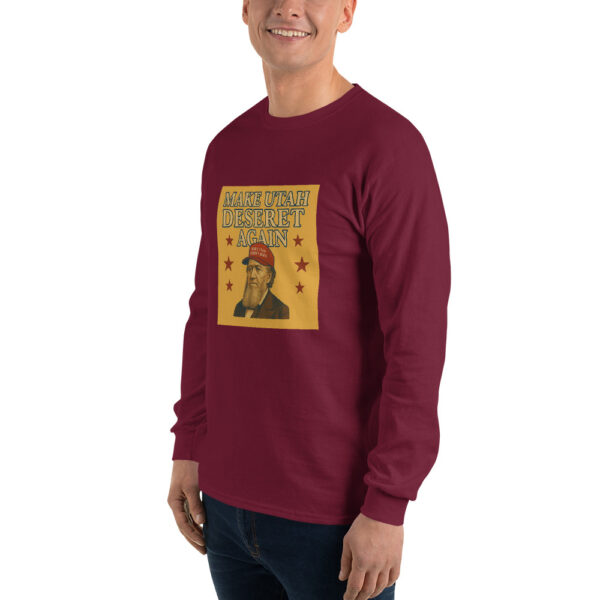 Make Utah Deseret Again - Brigham - Men’s Long Sleeve Shirt - Image 11