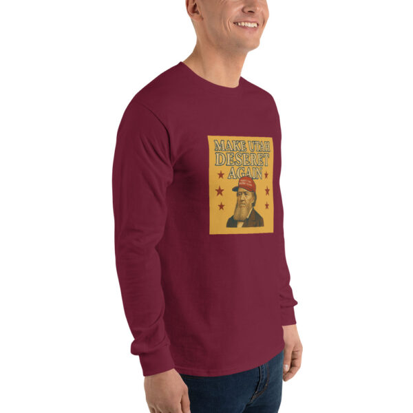 Make Utah Deseret Again - Brigham - Men’s Long Sleeve Shirt - Image 12