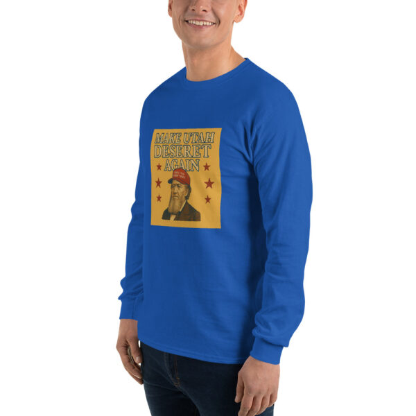 Make Utah Deseret Again - Brigham - Men’s Long Sleeve Shirt - Image 23