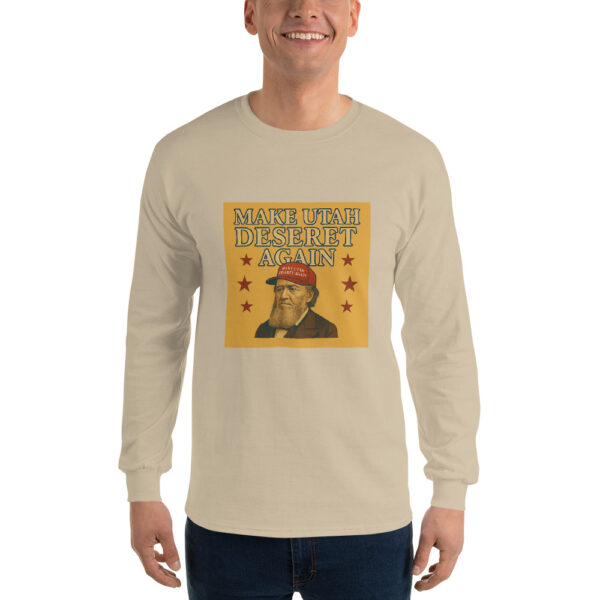 Make Utah Deseret Again - Brigham - Men’s Long Sleeve Shirt - Image 31