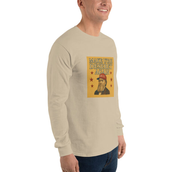 Make Utah Deseret Again - Brigham - Men’s Long Sleeve Shirt - Image 36