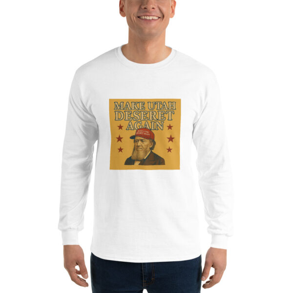 Make Utah Deseret Again - Brigham - Men’s Long Sleeve Shirt - Image 43