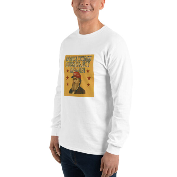 Make Utah Deseret Again - Brigham - Men’s Long Sleeve Shirt - Image 47