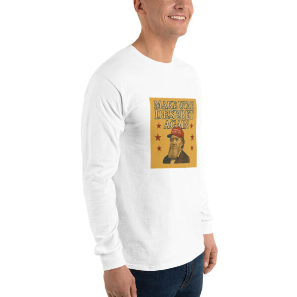 Make Utah Deseret Again - Brigham - Men’s Long Sleeve Shirt - Image 48