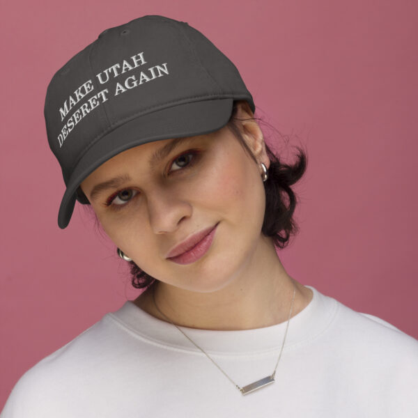 Make Utah Deseret Again Organic dad hat - Image 3