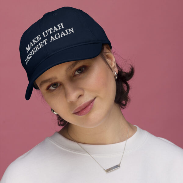 Make Utah Deseret Again Organic dad hat - Image 2