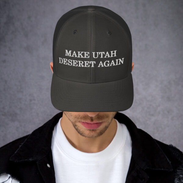 Make Utah Deseret Again Trucker Cap - Image 4