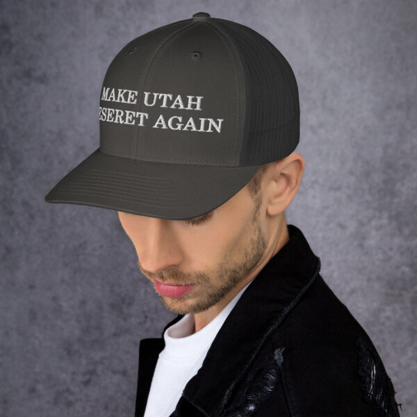 Make Utah Deseret Again Trucker Cap - Image 5