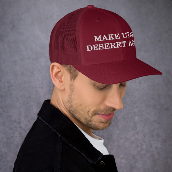 Make Utah Deseret Again Trucker Cap - Image 9
