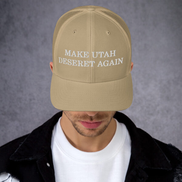 Make Utah Deseret Again Trucker Cap - Image 16