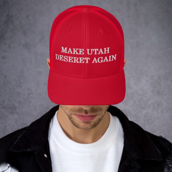 Make Utah Deseret Again Trucker Cap - Image 10