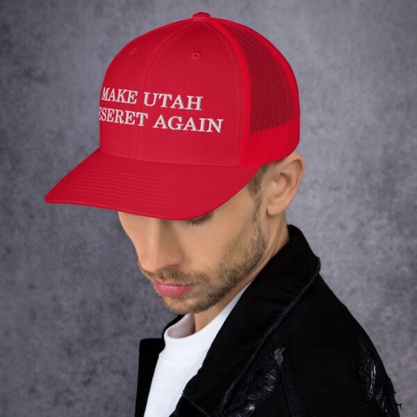Make Utah Deseret Again Trucker Cap - Image 11