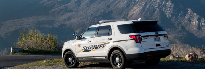 Utah County Sheriff's vehicle