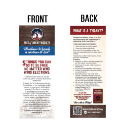 Tree of Liberty Society Slim Jim Handouts (Pack of 20)