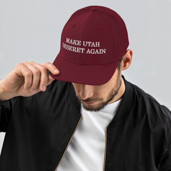 Make Utah Deseret Again Trucker Cap - Image 7