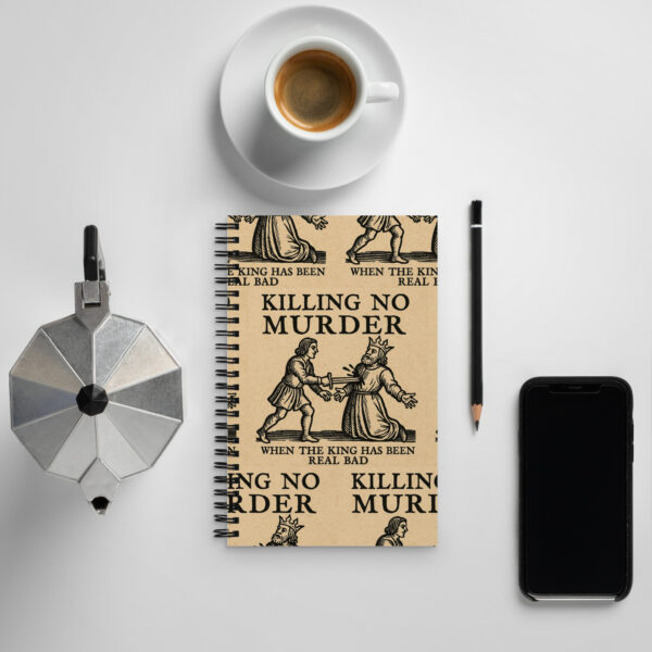 Killing No Murder Spiral notebook - Image 4