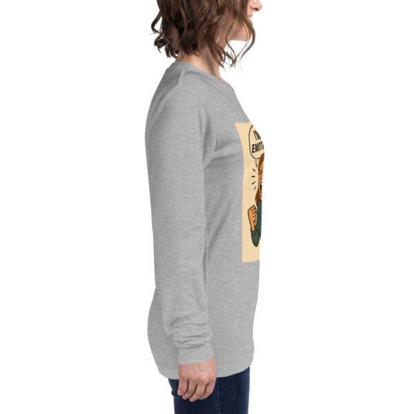 "I'M NOT EMOTIONAL!!" (Mock a liberal) Women's Long Sleeve T-Shirt Long Sleeve Tee - Image 23