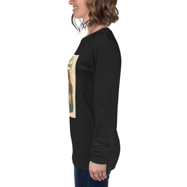 "I'M NOT EMOTIONAL!!" (Mock a liberal) Women's Long Sleeve T-Shirt Long Sleeve Tee - Image 3