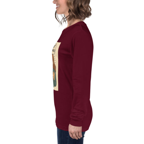 "I'M NOT EMOTIONAL!!" (Mock a liberal) Women's Long Sleeve T-Shirt Long Sleeve Tee - Image 9
