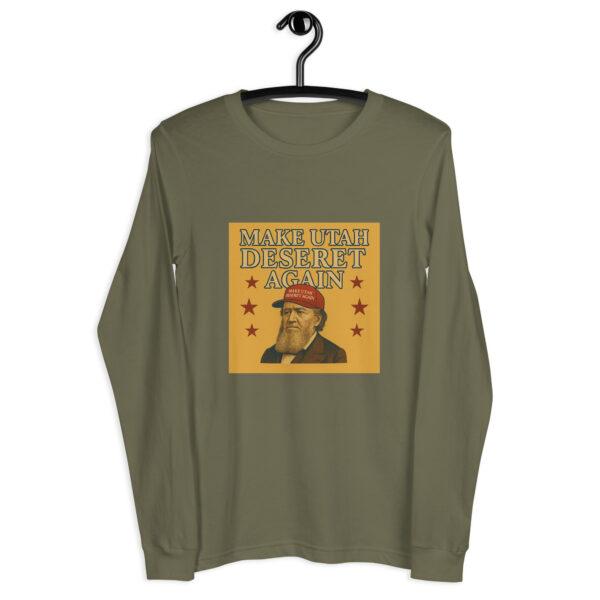 Make Utah Deseret Again - Brigham - Unisex Long Sleeve Tee - Image 11