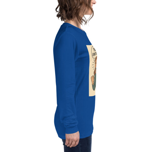 "I'M NOT EMOTIONAL!!" (Mock a liberal) Women's Long Sleeve T-Shirt Long Sleeve Tee - Image 17
